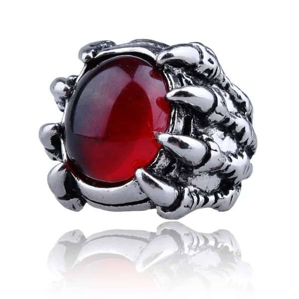 Men Dragon Claw Ring: Fearless Edgy Design for Modern Warriors 1